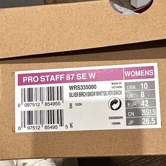 Wilson Off-White Athletic Shoes - Picture 9 of 9